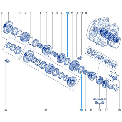 ANNEAU SYNCHRO Pour Twingo 2RS-R1 et Clio 2RS