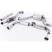 LIGNE MILLTEK COMPLETE AVEC CATA SPORT Ø76 pour Golf VI GTi