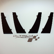 KIT 4 AILERONS DE CANARD POUR PARE-CHOCS ALPINE A110