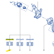 ROULEMENT ROUE AV ORIGINE SNR Pour Clio 16 et 2RS - 40x84x38