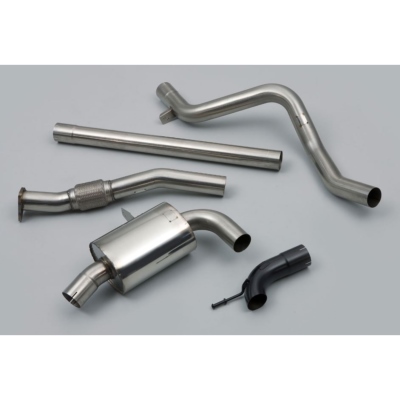 LIGNE MILLTEK COMPLETE AVEC CATA SPORT Ø76 pour Golf VI GTi