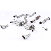 LIGNE MILLTEK COMPLETE AVEC CATA SPORT pour Ford Focus II RS 2.5T 305CV