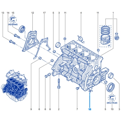 BAGUE DE CENTRAGE CLOCHE BOITE DE VITESSES F4R