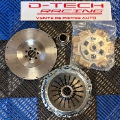 KIT VOLANT MOTEUR EMBRAYAGE AVEC DISQUE 6 PATINS AMORTI - pour Mitsu Evo X
