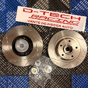 x2 DISQUES ARRIERE DR-GH BREMBO RAINURES pour Mégane 3 RS