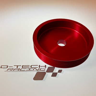 POULIE DAMPER ALU ANODISEE ROUGE VILEBREQUIN Pour Clio 2RS