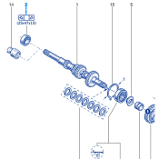 ROULEMENT BOUT ARBRE PRIMAIRE Pour Clio 2RS