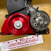 POULIE DAMPER ALU ANODISEE ROUGE VILEBREQUIN Pour Clio 2RS