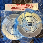 x2 DISQUES AVANT PERCES ORIGINE MASERATI pour Levante SUV Grandsport 3L V6 TDI